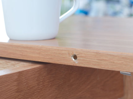 Round Corner Diagonal Leg Telescopic Table For 6 - 8 People To Meet Dining Table