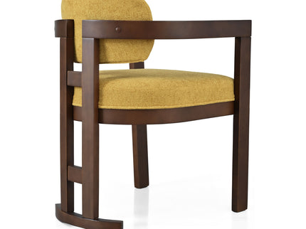 Stylish Indoor Upholstered Wood Dining Chair (Set of 2)
