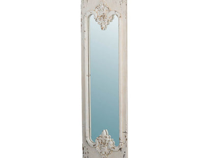 Full Length Mirror With Solid Wood Frame, Floor Mirror For Living Room Bedroom Entryway - White