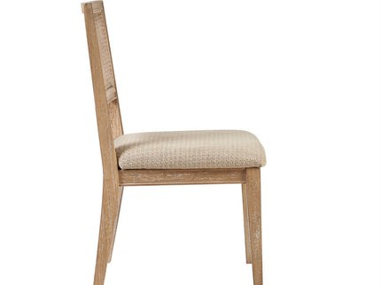Modern Armless Dining Chair With Cane Back (Set of 2)