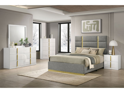 Lauryn - Upholstered Panel Bed