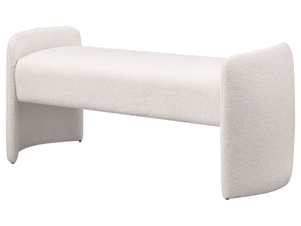 Joshua - Upholstered Accent Bench - Ivory