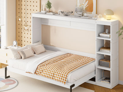 Murphy Bed With Bookshelf And Storage