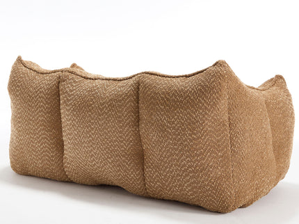 Comfortable Dual Beanbag Chair With High Resilience Foam Core For 2 People