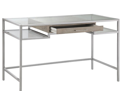 Adela - Writing Desk - Antique Silver