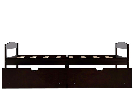 Platform Bed With 2 Drawers