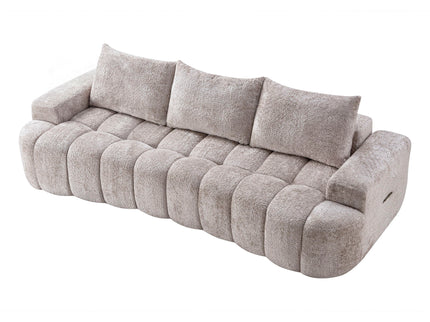 Extra Large Curved Front Compressed Sectional Sofa