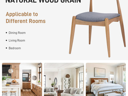 5 Piece Dining Set With Upholstered Chairs