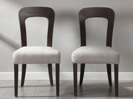 Upholstered Dining Chairs (Set of 2) - Gray