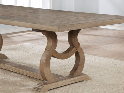 Fremont - Trestle Rectangular Dining Table With Removable Leaf
