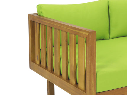 Claremont - 3 Seater Daybed Teak Acacia Wood Water Resistant Cushions