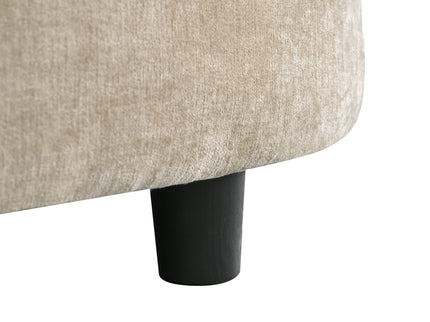 Modern Chaise Lounge Upholstered Sofa Couch With Tufted Seat And Detachable Pillows For Living Room