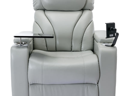 Power Motion Recliner Electric Power Recliner With USB Charging Port, Hidden Arm Storage, Convenient Cup Holder And tooth Speaker
