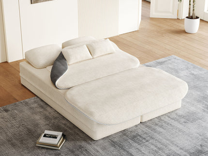 2 In 1 Foldable Sofa Bed With Multi Functional Blanket