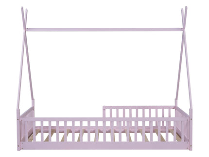 House Shaped Design Bed With Fence