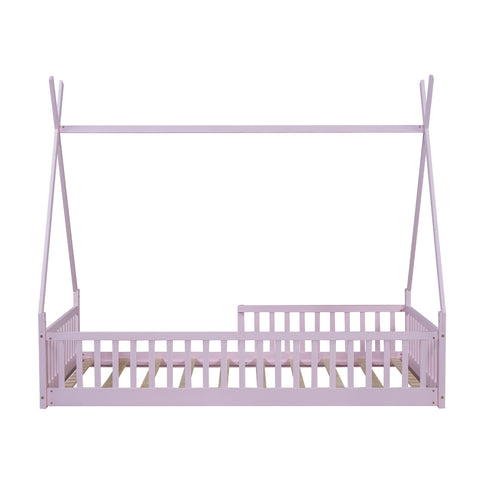 House Shaped Design Bed With Fence