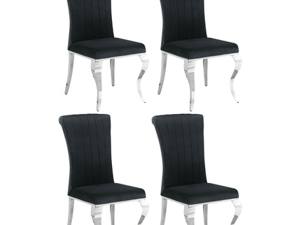 Elegant Upholstered Side Chairs (Set of 4)