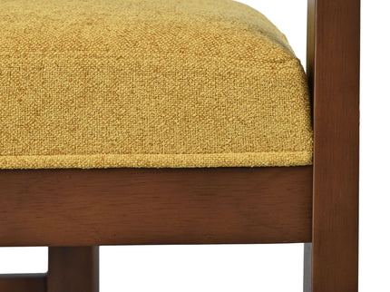 Stylish Indoor Upholstered Wood Dining Chair (Set of 2)