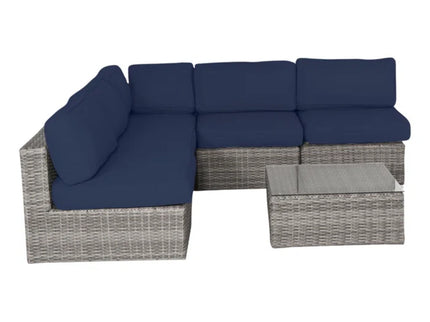 Outdoor Wicker Seating Group With Cushions