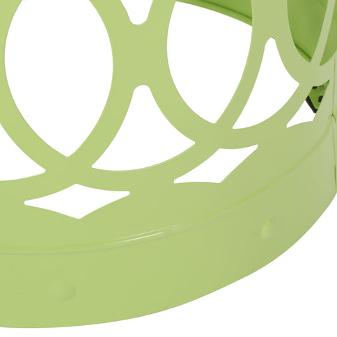 Outdoor Metal S/2 End Table
