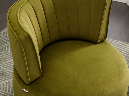 360 Degree Swivel Cuddle Barrel Accent Sofa Chair