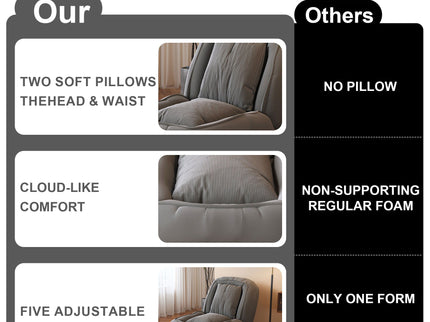 Upholstered Foldable Lazy Sofa Bed For Adults And Pets