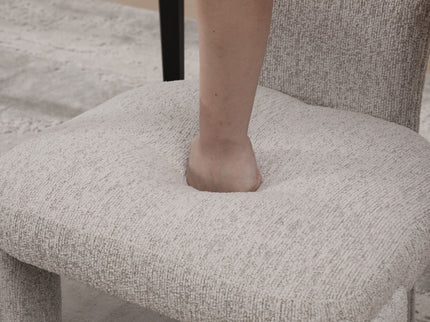 Armless Curved Back Accent Chairs