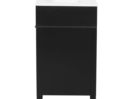 Bathroom Vanity With Top Sink, Storage Cabinet With 2 Drawers And Tip-Out Drawer