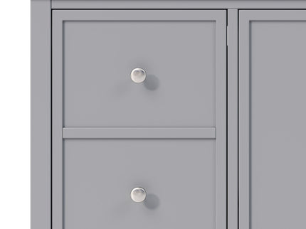 Bathroom Vanity With Separate Sink, Soft Close Doors And 4 Drawers