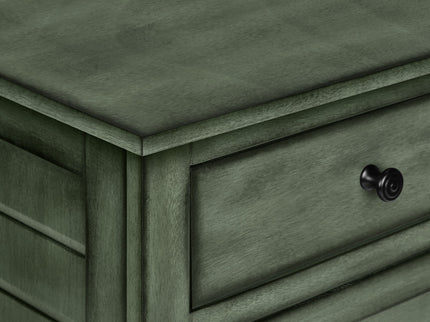 Accent Nightstand, Storage Drawer, Transitional