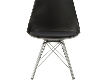 Padded Dining Chair (Set of 2) - Black