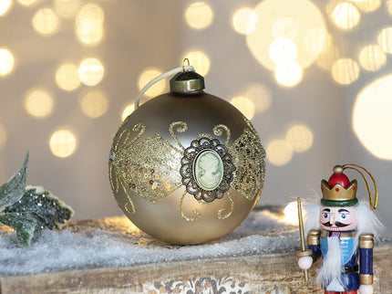 Decorative Hanging Ball Christmas Tree Ornaments For Holiday Decorations (Set of 6)