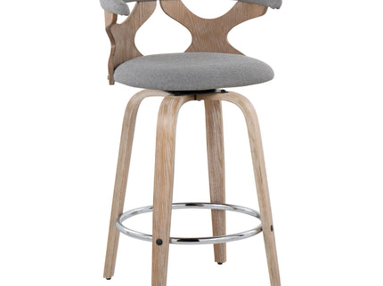 Gardenia - Mid Century Modern Fixed Height Counter Stool With Swivel (Set of 2)