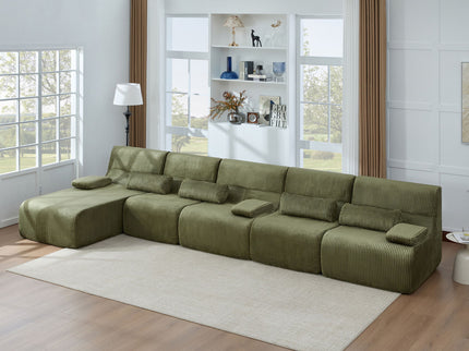 Oversized Sectional Sofa, Living Room Seating With Modular Design