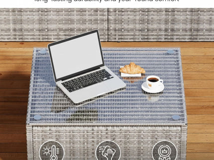 Modern Patio Set With Coffee Table