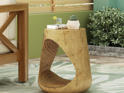 Hollow - Side Table, Durable And Weather Resistant