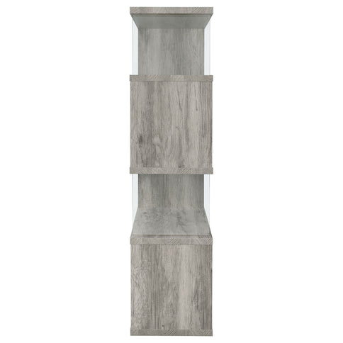 Elias - 4 Shelf Bookshelf With Zigzag Design