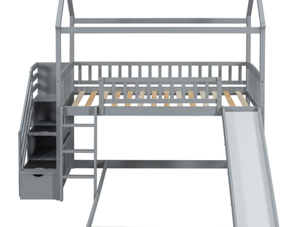 House Bunk Bed With Slide