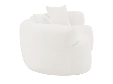 Modern Curved Loveseat