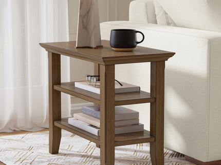 Acadian - Narrow Side Table - Rustic Brown