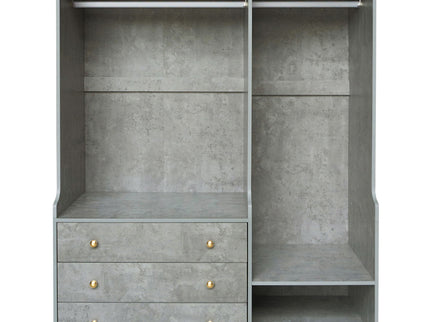 Open Wardrobe Storage For Bedroom