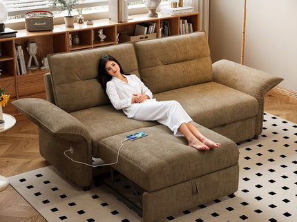 Sofa Bed With Convertible Design, Living Room Furniture