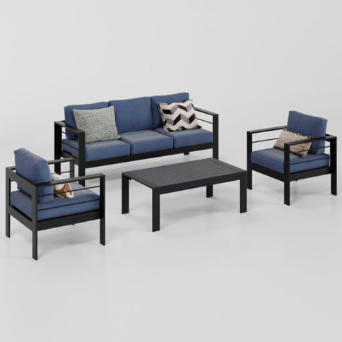 Outdoor Patio Set, All-Weather, Thick Cushions