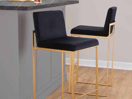 Fuji - Contemporary Design High Back Barstool