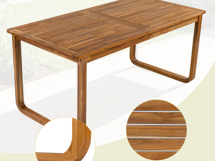 7 Piece Outdoor Patio Dining Set With Removable Cushions