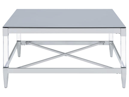 Wallingsford - 2 Piece Square Coffee And End Table Set - Chrome
