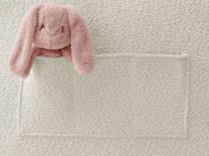 Cute Rabbit Ear Upholstered Platform Bed Frame With Safety Rail