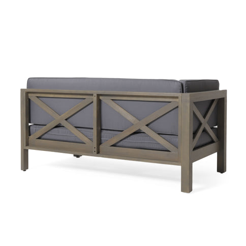 Brava - X Back Corner Bench