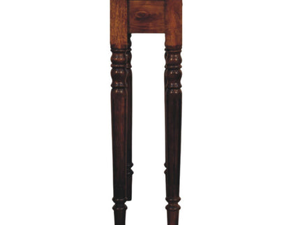 Turned Legs Drawer Console Table