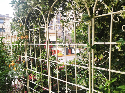 Metal Garden Rustproof Trellis For Climbing Plants Outdoor Flower Support